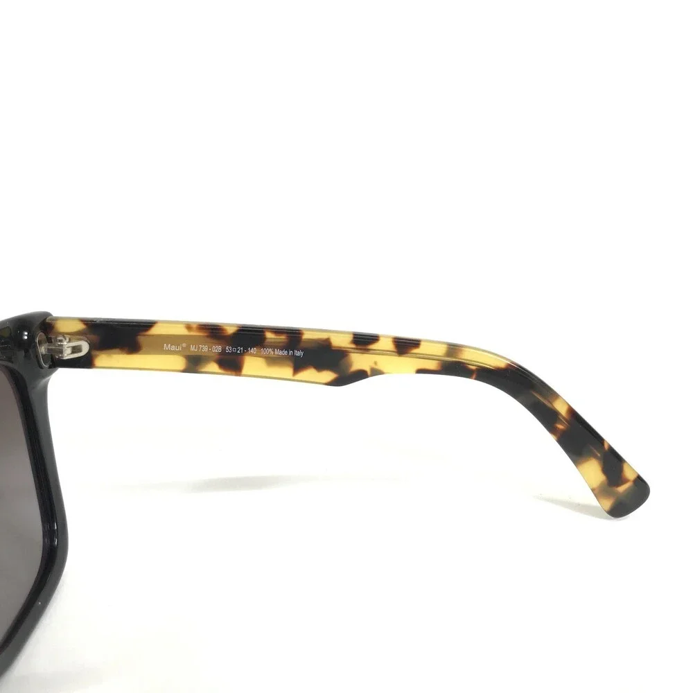 Maui Jim Sunglasses Heliconia MJ739-02B Black Tortoise with Neutral Gray Lenses